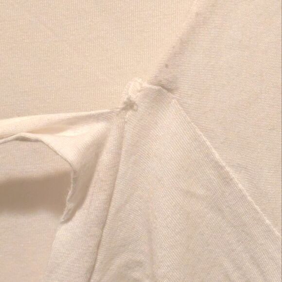 Athé Vanessa Bruno Size 1 Fully Lined White Cotton Tie Front Dress - Picture 9 of 9